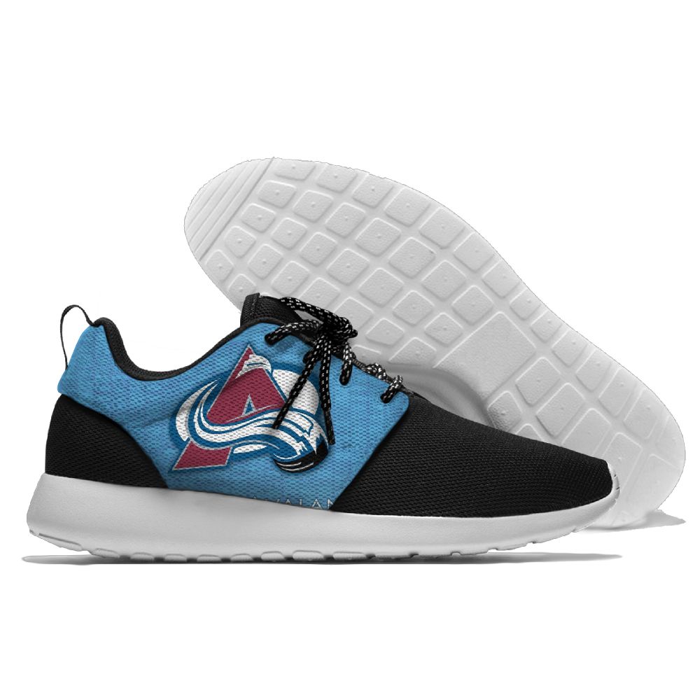 Women's NHL Colorado Avalanche Roshe Style Lightweight Running Shoes 001